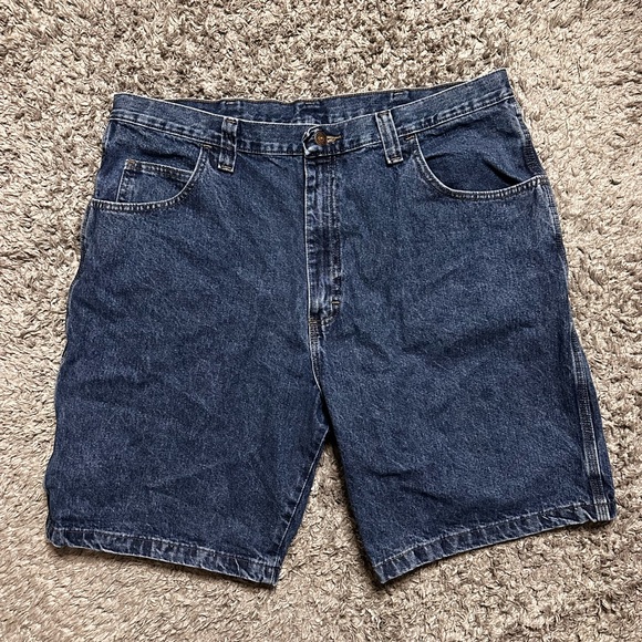 Wrangler Carpenter Jorts Jean Shorts Sz 40 - Picture 2 of 3